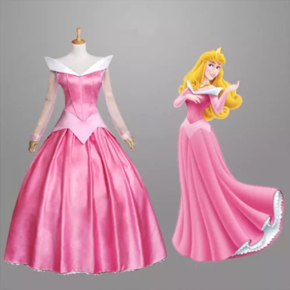 Disney Sleeping Beauty Aurora Costume Dress Large